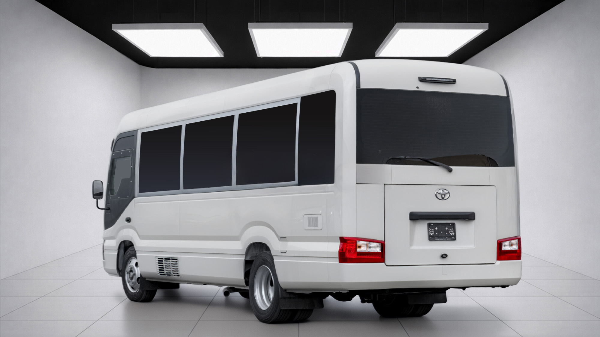 TOYOTA COASTER ARMOURED VIP 2.7P MT MY2025 – WHITE