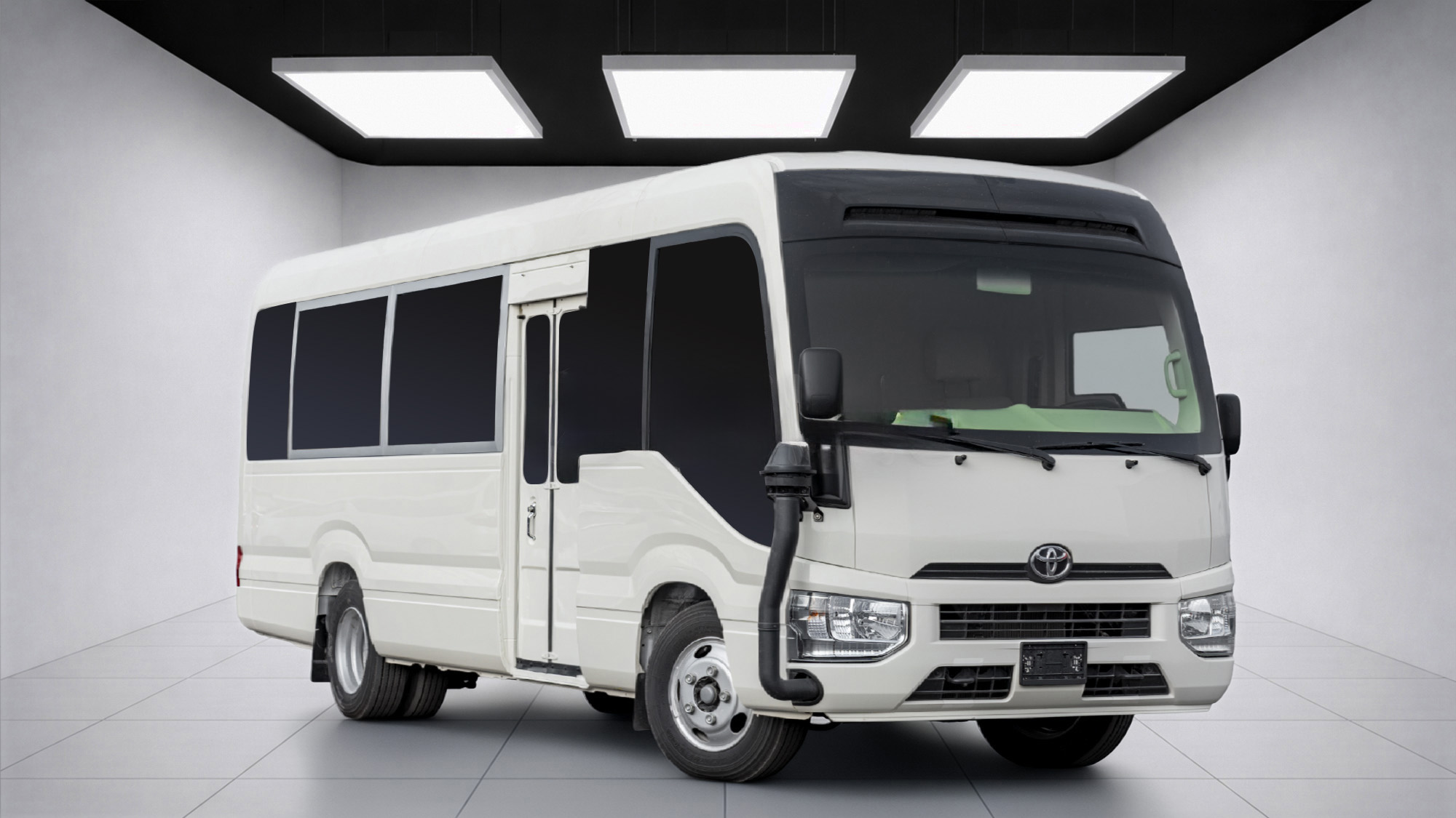TOYOTA COASTER ARMOURED VIP 2.7P MT MY2025 – WHITE