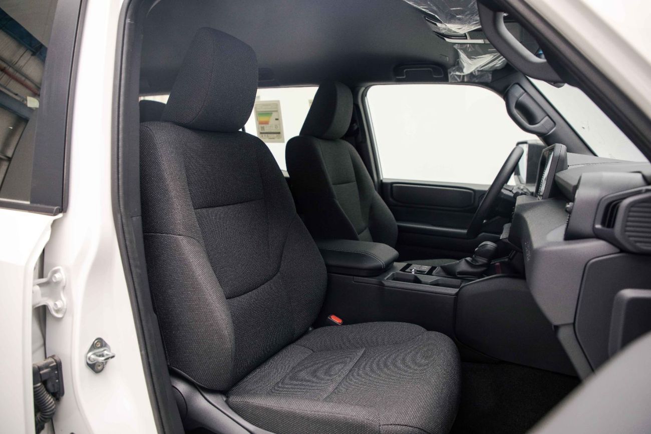 Toyota Prado Urban E 2.4L - Super White Inside Black