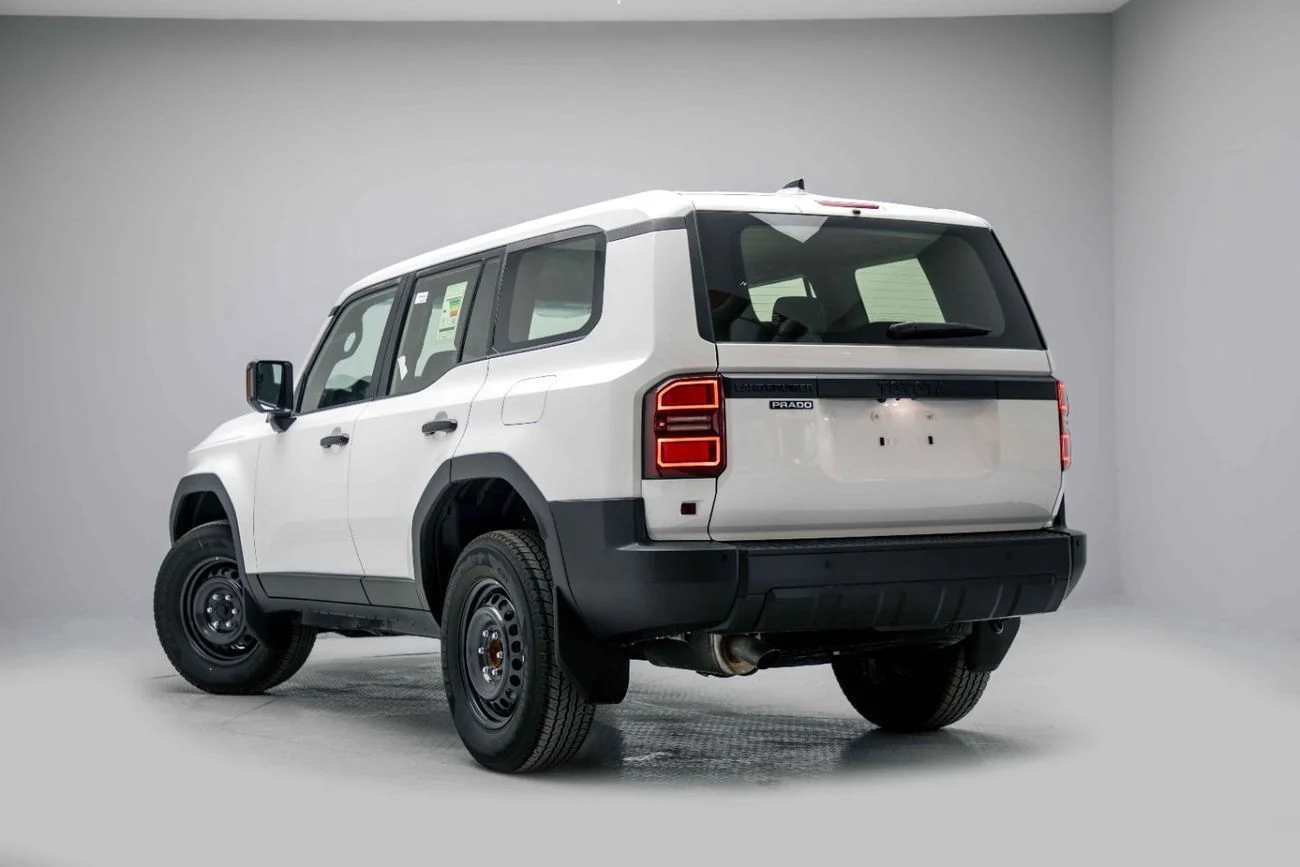 Toyota Prado Urban E 2.4L - Super White Inside Black