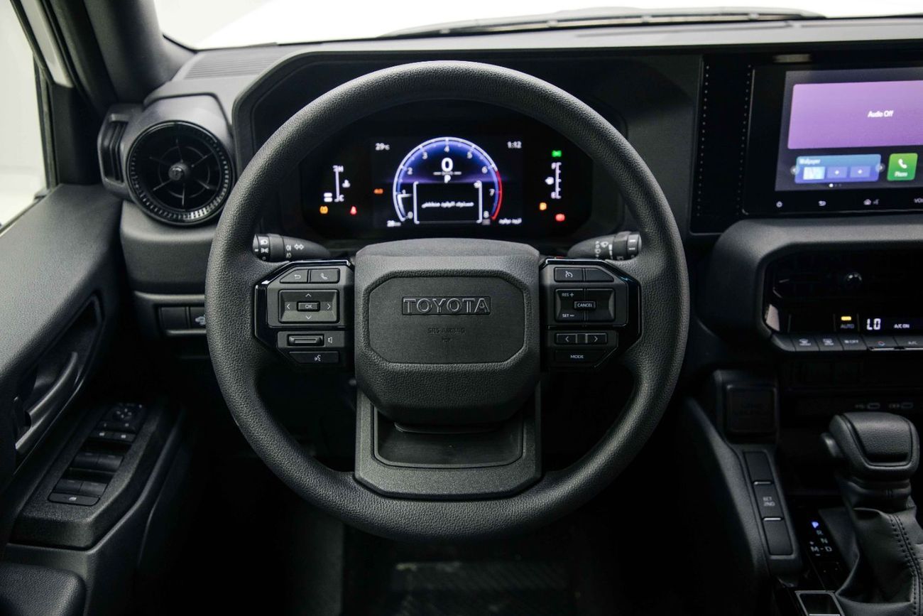 Toyota Prado Urban E 2.4L - Super White Inside Black