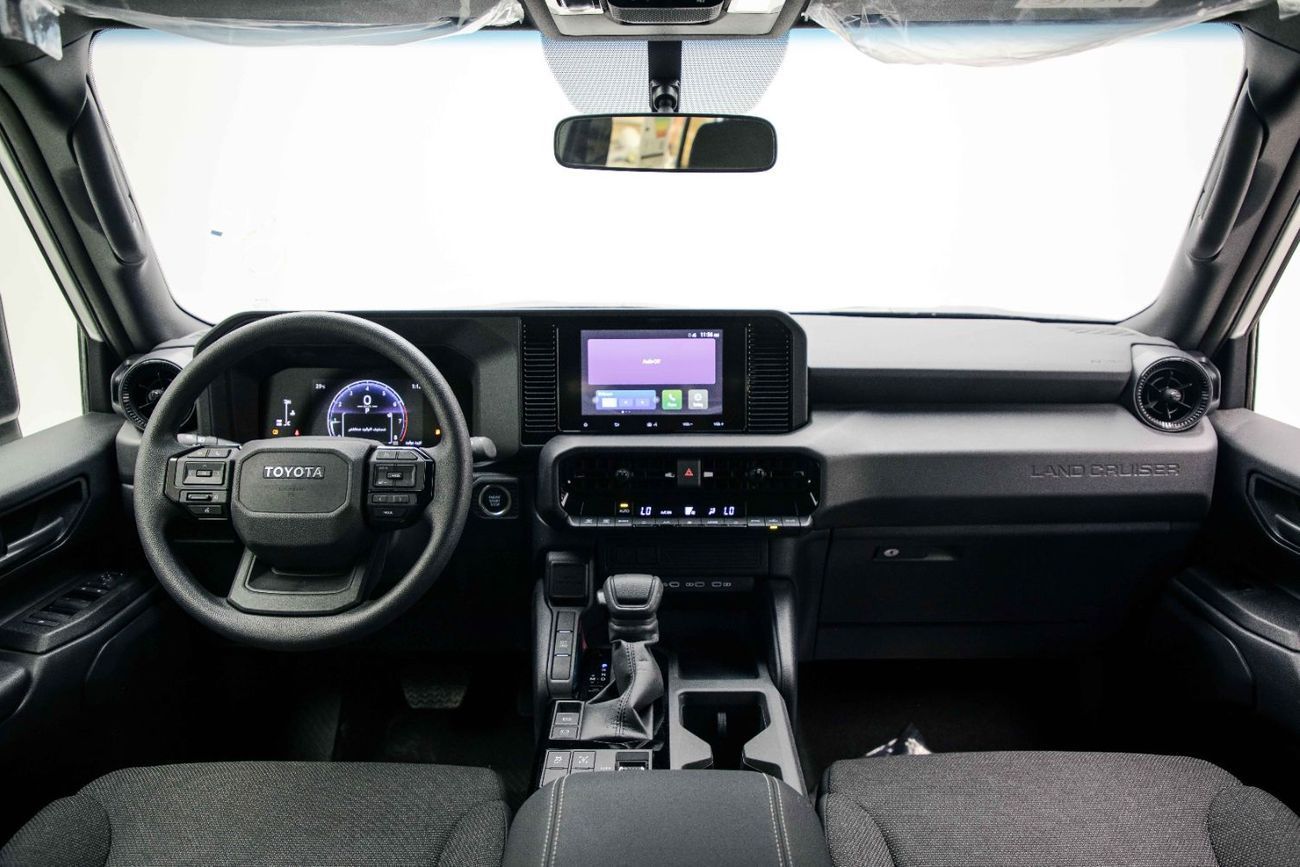 Toyota Prado Urban E 2.4L - Super White Inside Black